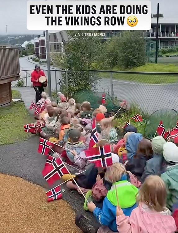 Päiväkotilapsetkin soutavat